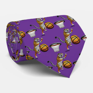 Tiger Team Sports Mascotte   Basketbal Nekband Stropdas