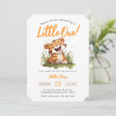 Tiger Thème Baby shower Invitation (Debout devant)
