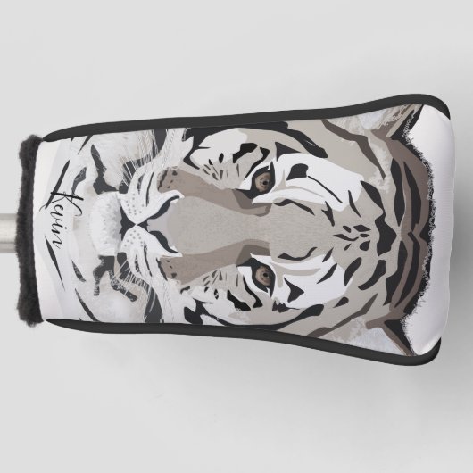 Tiger, tiger face, symbol of 2022  golfheadcover (Voorkant)