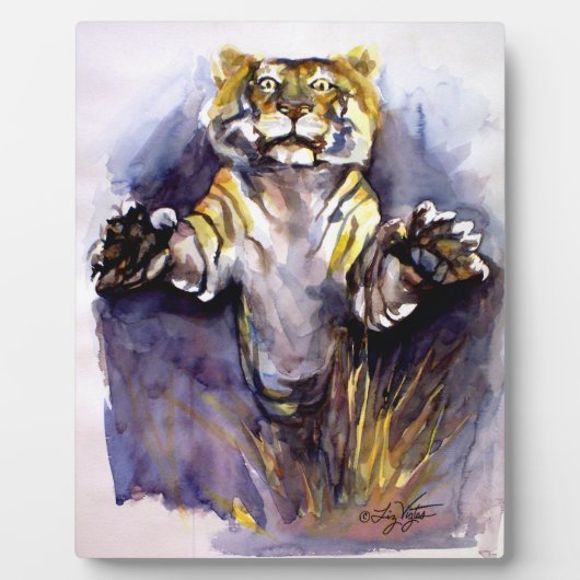 Tiger Tiger Plaque Fotoplaat (Voorkant)