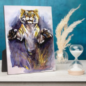 Tiger Tiger Plaque Fotoplaat (Zijkant)