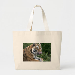 Tiger Tongue Grote Tote Bag