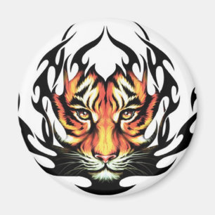 Tiger Tribal Tattoo magneet