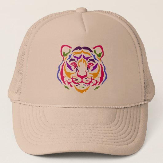 Tiger Trucker Hat Pet (Voorkant)