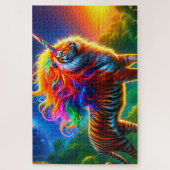 Tiger Unicorn Legpuzzel (Verticaal)