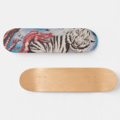 "Tiger v Dragon" par T.S. Tire Skateboard (Horz)