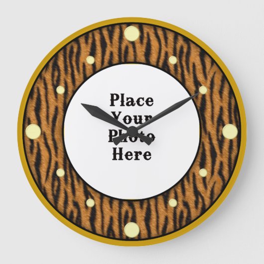 Tiger votre horloge murale photo (Recto)
