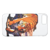 Tiger Walking iPhone 7 Coque (Dos (Horizontal))