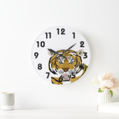 Tiger Wall Clock Grote Klok (Huis)