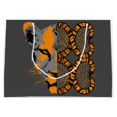 Tiger Wild Animal Événements Anniversaire Fête Sac (Devant)