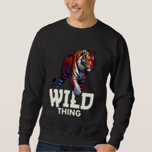 Tiger Wild Dierenvriend Wildlife Natuur Graphic Trui
