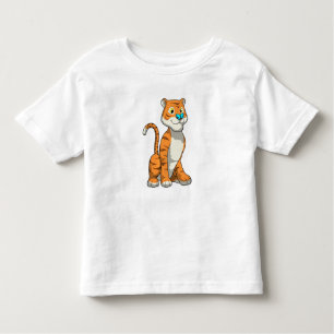 Tiger with Butterfly Kinder Shirts