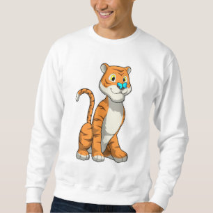 Tiger with Butterfly Trui