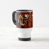 Tiger Yeux Imaginaire Faune Voyage Mug (Devant gauche)