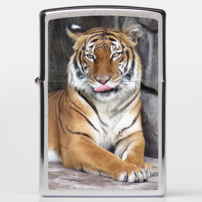Tiger Zippo Lighter (Voorkant)