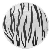 Tiger zwart-wit afdrukken keramische knop (Voorkant)