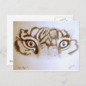 Tigereyes Briefkaart (Voorkant / Achterkant)