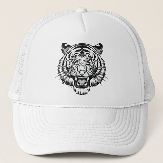tigerkop trucker pet (Voorkant)