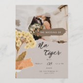 TigerNa Romantic Botanical Flat Card (Voorkant)