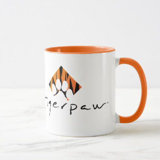 Tigerpaw 11 oz Ringer Mok - Oranje