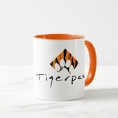 Tigerpaw tasse de sonnerie de 11 onces - orange (Devant droit)