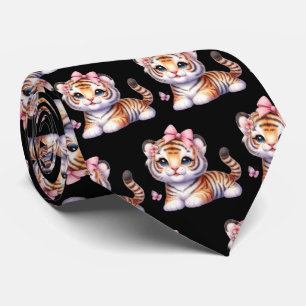 Tigers adorables Kawaii Cravate mignon