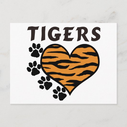 Tigers Briefkaart (Voorkant)