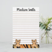 Tigers Briefpapier (Staand voorkant)