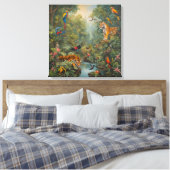 Tigers de la jungle - Impression d'art en toile (Insitu(Chambre))