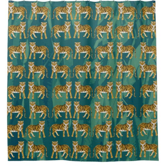 Tigers Douche rideau (Devant)