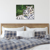 Tigers du Bengale Enveloppés Toile (Insitu(Chambre))