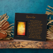 Tiger's Eye Crystal Fairy Fotoplaat (Zijkant)