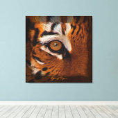 Tiger's Eye Wildlife Supporter Art sur toile Impri (Insitu (Plancher de Bois))
