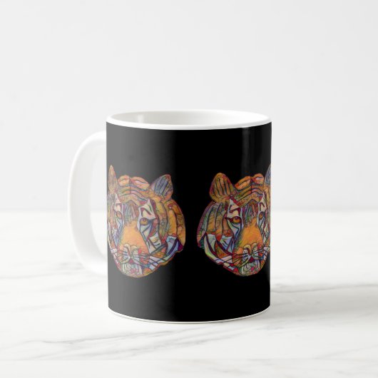 Tiger's Head Mug (Devant gauche)
