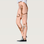 Tigers herfstbladeren:  springspatroon leggings (Links)