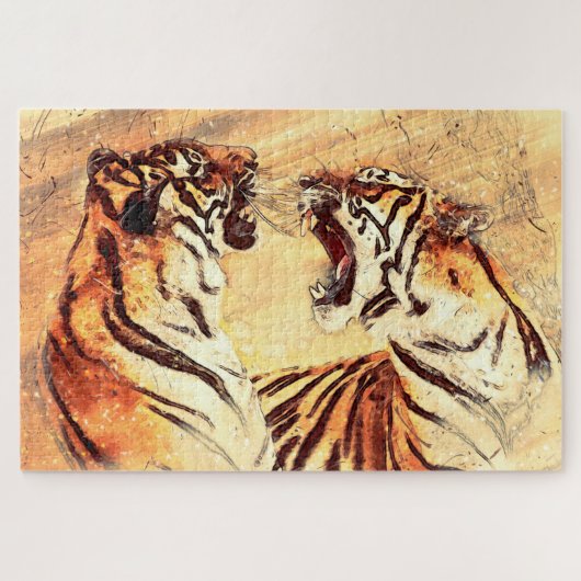 Tigers Legpuzzel (Horizontaal)