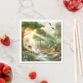 Tigers Natural Scene Servet (Insitu)