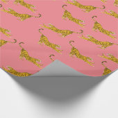 Tigers Patroon Cadeaupapier (Hoek)