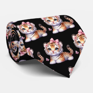 Tigers Schattig Kawaii Cute Stropdas
