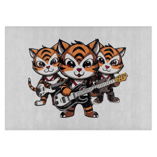 Tigers Speelband Snijplank (Voorkant)
