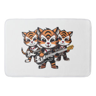 Tigers Spelende Band Badmat