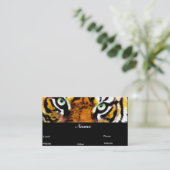 Tigers Yeux_ Carte de visite (Debout devant)