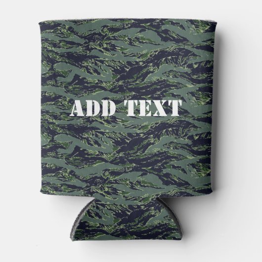 Tigerstripe Olive Green Camouflage Blikjeskoeler (Voorkant)