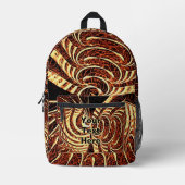 Tigervis Bedrukte Rugzak (Voorkant)