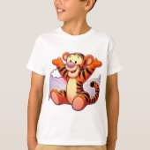 Tigger Cartoon Tiger T-Shirt (Devant)