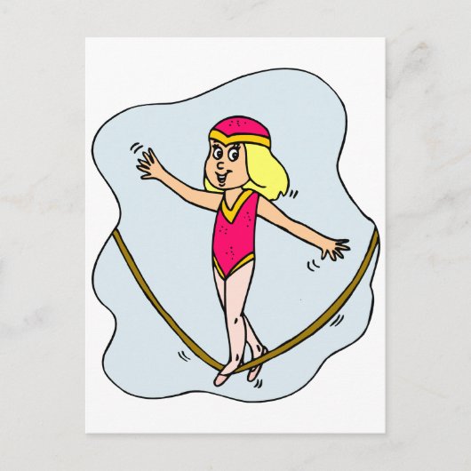 Tightrope Walker Briefkaart (Voorkant)