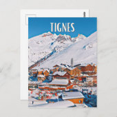 Tignes Briefkaart (Voorkant / Achterkant)