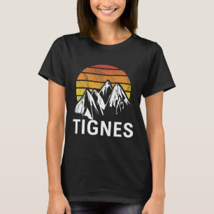 Tignes France Alps Ski Resort Snowboarding T-shirt