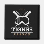 Tignes France Ski Resort  Skiën Snowboardi Magneet