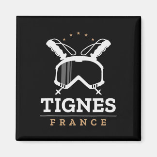 Tignes France Ski Resort  Skiën Snowboardi Magneet